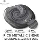 BALTIC DAY Silver Epoxy Resin Pigment Paste 6.7oz (191g) – Highly Concentrated Metallic Silver Resin Colorant for… — 2
