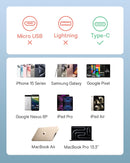 Baseus USB C to USB C Cable, 100W Retractable USB C 5A Fast Charging Cable 6