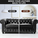 STARTSO WORLD Leather Recoloring Balm, Black Leather Repair Kit for Furniture, Leather Dye, Leather Color Restorer for Couches, Leather — 6