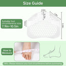 Hoogoo Toe Pads, Upgraded Ball of Toe Cushions 8 Pack Metatarsal Pads Ball of Foot Pads Callus Foot Pain Relief Bunion Forefoot Cushioning Relief Women 3