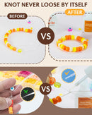 ZUAWAE Jewelry Glue for Elastic String, Bracelet Glues with 1mm Elastic String for Bracelets to Clay Beads Bracelet… — 5