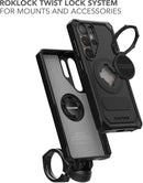 ROKFORM Rugged Protective Case Compatible with Galaxy S25 Ultra, Magnetic Cover with Twist Lock, Drop-Tested Armor (Black) — 6