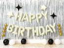 Cream Happy Birthday Balloons Banner Sign Mylar letter Party Decoration — 2