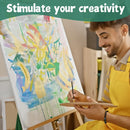 ESRICH Stretched Canvas for Painting 18x24 Inch, 3Pack Large Canvas for Painting, Triple Primed Acid-Free Cotton Blank Canvases for Oil, Acrylic, Watercolor & Gouache for Paint Parties, Art Classes | 3Pack-18x24 Canvas — 6