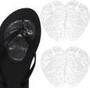 Butterfly Gel Metatarsal Pads for Thong Sandals Flip Flops, 2 Pairs Forefoot Cushion Ball of Foot Pads, Anti-Slip Pain Relief Inserts for Sandals 1