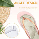 SooGree 2 Pairs Gel Arch Support Cushion Insoles Adhesive Silicone Flip Flop Thong Inserts Invisible Slim Inserts Pain Relief Anti-Slip Shock Absorption Plantar Fasciitis - Clear — 4