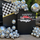 Metallic Silver Balloons 12 inch, Silver Latex 50pcs Party Balloons — 7