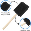 120 Pcs Foam Brush,1” Foam Paint Brushes, Wood Handle Sponge Paint Brush, Foam Brushes for Painting for Staining, Varnishes, and DIY Craft Projects | 120PCS — 4