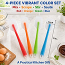 HiramWare Silicone Spatula Set of 4, Heat Resistant, Food Grade — 2