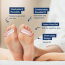 Dr. Frederick's Original Hammer Toe Corrector, 3-Loop, Firm, Clear, 2 Pairs 3