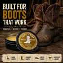 Triple Crown Boot Butter- All Natural Leather Conditioner & Protector. Made in USA, 4 oz, Restores Shine & Softness for Boots, Shoes and Saddlery (4 oz.) — 2