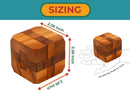 BSIRI Games Gifts and Brain Teaser Puzzles for Adults Classic Diamond Cube Puzzle Wooden 3D Puzzle Games to Challenge Mind for Fun and Educational Game — 3