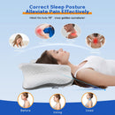 Pain Relief Cervical Pillow for Neck Support, Adjustable Ergonomic Pillow - Grey — 5