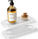 Water Absorbing Stone Tray, Quick Drying Diatomite Bathroom Tray Countertop, Stone Drying Mat for Kitchen Counter,… — 1