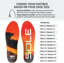 SOLE Performance Medium Insoles - Custom Moldable, Mens 13/Womens 15 - Regular - Mens Size 4 / Womens Size 6 — 7