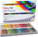 Pentel Arts Oil Pastel Set, Assorted Colors, Set of 25 (PHN-25) | 1 Count (Pack of 25) — 8