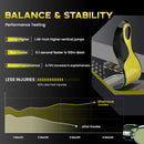 Welnove Carbon Fiber Sports Insoles with Arch Support | Jump Higer & Run Faster Stabilize Better Athletic Insoles for Running, Basketball | Shock Absorption & Energy Return,NOT for Cleats-XL,Gold — 5