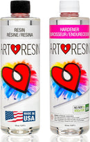 ArtResin Epoxy Resin – High-Gloss Clear Coat for Artwork - 32 oz (16 oz resin + 16 oz hardener) (946 ml) — 1