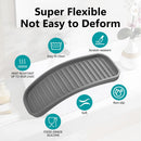 Silicone Sponge Holder for Kitchen Sink - Dish Soap Holder 2 Pack Gray — 1