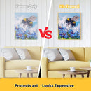 4 Pack 11 x 14 inch Floater Frame Canvas –Gallery Wrapped Canvas Set | Light Brown | 4pk-11x14 in — 6
