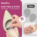 Metatarsal Pads – Foot Pads Ball of Foot Cushions for Women, Mortons Neuroma Relief, 3 Heights (6/8/10mm) with Strong Adhesive & Anti-Slip Silicone, Breathable Mesh, 3 Pairs 6