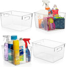 ClearSpace Clear Plastic Storage Bins – Pantry Organizers & Storage Containers, Cabinet Organizer - Home Organization Must Haves for Kitchen, Laundry Room, Office, Closet, Garage & Freezer — 1