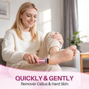 LIONVISON Electric Foot Callus Remover: Adjustable Speed Foot File - Pink — 2