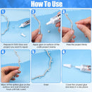B-7000 Glue Clear for Rhinestone Crafts, Jewelry and Bead Adhesive B7000 Semi Fluid High Viscosity Glues for Clothes… — 5