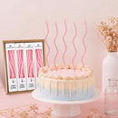 PHD CAKE 24-Count Pearl Pink Spiral Long Thin Birthday Candles, Cake Candles, Birthday Parties, Wedding Decorations, Party Candles — 2