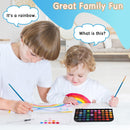 48 Colors Washable Watercolor Paint Set, with 3 Brushes Pen — 5