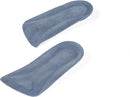 Height Increase Elevator Half Insole for Men 1/2 inch Taller Heel Lift Insert - Silicon Honeycomb Shaped Gel - Blue — 7