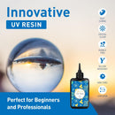 Bsrezn 200g UV Resin Kit with Light, Clear UV Epoxy Resin Cure for Jewelry — 2