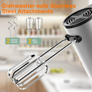 Electric Hand Mixer, 660W Kitchen Handheld Mixer 5 Speed Self Control Whisk…