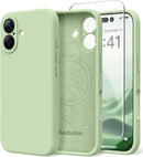 Magnetic for iPhone 16 Case Silicone Matcha — 1