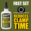 Titebond Instant Bond Thick CA Super Glue – Ethyl Cyanoacrylate Adhesive for Wood, 8-10 Second Set – 4 Oz. 6222 — 4