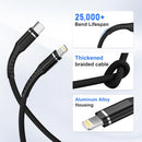 iPhone Charger Cable, 2Pack 3FT Fast Charging USB-C to Lightning Cable 3