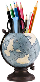MUAMAX Globe Pen Pencil Holder for Desk Pen Organizer for Desk Desktop Organizer Pencil Cup Pot Desktop Accessories for Home Office School — 1