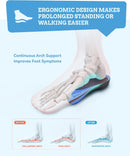 Arch Support Inserts, QBK Metatarsalgia Insoles, Men's Orthopedic Insoles, High Arch Support for Plantar Fasciitis, Flat Foot Metatarsal Bone Pain, Varus Foot XL 5