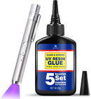 UV Resin Kit with Light, 60g UV Glue for Bonding & Curing in Seconds — 1