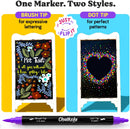 Chalkola 48 Chalk Markers for Chalkboard, Glass & Mirror - Dot + Brush Tip | 48 Colors — 4