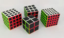 CFMOUR Original Speed Cube Set, 2x2 3x3 4x4 5x5 Carbon Fiber Cube Bundle for Kids, Smooth Original Cube — 4