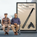 Gukeniu 16.5 Inch Long Handle Shoe Horn | Black Marble — 7