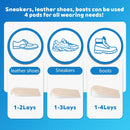 Adjustable Heel Lifts(2 Layers), 5mm to 10mm Height Increase Insoles for Leg Length Discrepancy - Small Shoe Lifts for Women, Shoe Inserts Comfort Half Foot Pads for Heel Pain - 1 Pair - Large(3 Layers)-Women's 10-13 | Men's 9-14 — 7