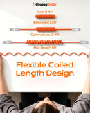 chubbycable Coiled USB C to C Cable 240H Sag-Free Charging Cable, 1 Pack 7
