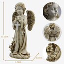 Rezpuao Angel Statue for Garden,Solar Angel for Cemetery Decorations,Garden…