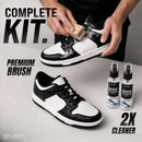 EVEO Shoe Cleaner Kit - 2 Pack Shoe Cleaning Kit, Deep Cleaning White Sneaker Cleaner, Leather & White Shoe Cleaner | 4oz — 2