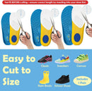 Skyfoot Kids Insoles for Child’s Worn Down Sneaker Shoe Inserts Replacement - Blue - 1 Pair — 5