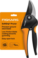 Fiskars SoftGrip Bypass Pruning Shears, 5/8" Cut Capacity Garden Clippers — 1