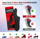 Carbon Fiber Insole(1 Pair): Rigid Shoe Insert for Men & Women - for Morton's Toe, Turf Toe, Hallux Limitus and Rigidus, Arthritis - Alternative to Post Op Shoe (235mm) — 5