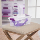 Sterilite ClearView Latch Boxes, Storage Bins with Lids, 6 Quart, 12-Pack — 4